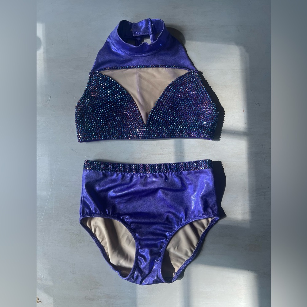 Girls custom jazz solo dance costume